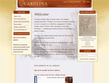 Tablet Screenshot of carolinaantiqueprints.com